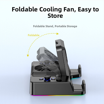 Rozšírený dock pre Steam Deck s HDMI projekciou, 1x4 rozšírenie, samostatný ventilátor, externé napájanie, OTG rozhranie