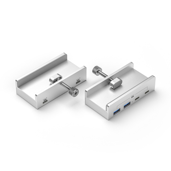 USB hub QX-049B, 4 porty (2x USB-A, 2x USB-C), 10 Gb/s, kábel 1,2 m, napájanie cez USB bez externého napájania