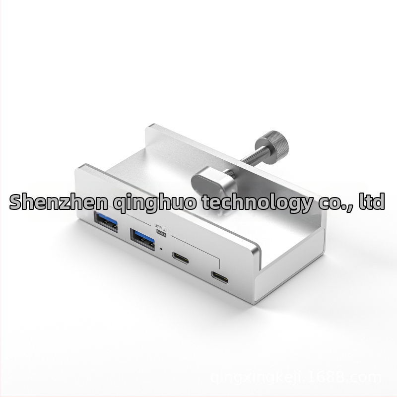 USB hub QX-049B, 4 porty (2x USB-A, 2x USB-C), 10 Gb/s, kábel 1,2 m, napájanie cez USB bez externého napájania