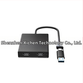 XONSEYE XC-L51 MST dokovacia stanica s USB-A/USB-C rozšírením, podporuje tri displeje cez DisplayLink, kompatibilná s M1 MacBook