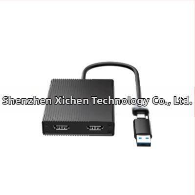 XONSEYE XC-L51 MST dokovacia stanica s USB-A/USB-C rozšírením, podporuje tri displeje cez DisplayLink, kompatibilná s M1 MacBook