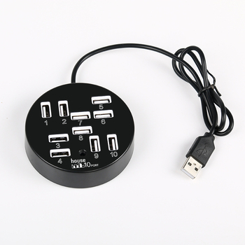 Cableway XYX-210 USB 2.0 10-portni HUB s vanjskim napajanjem, 480Mbps