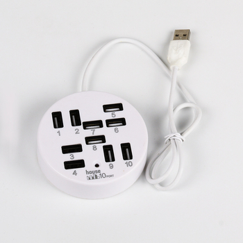 Cableway XYX-210 USB 2.0 10-portni HUB s vanjskim napajanjem, 480Mbps