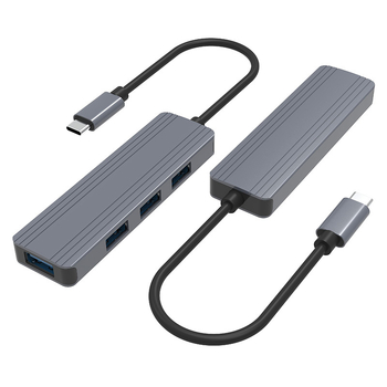 Type-C docking stanica s USB 3.0 hubom, 3 HDMI izlaza, 4K60Hz, aluminijsko kućište
