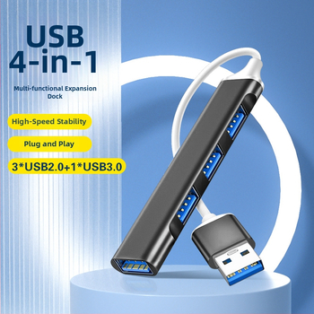 Kuxiang USB 3.0 4-portový hub – napájaný cez USB (bez externého napájania)