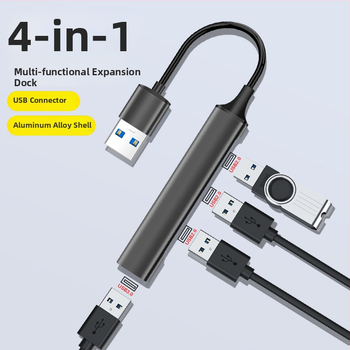 Kuxiang USB 3.0 4-portový hub – napájaný cez USB (bez externého napájania)