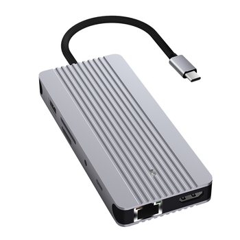 Lian youchuang C12202A 12-v-1 externý box na pevný disk s USB 3.2 Gen2 dokovacou stanicou, 10 Gbps