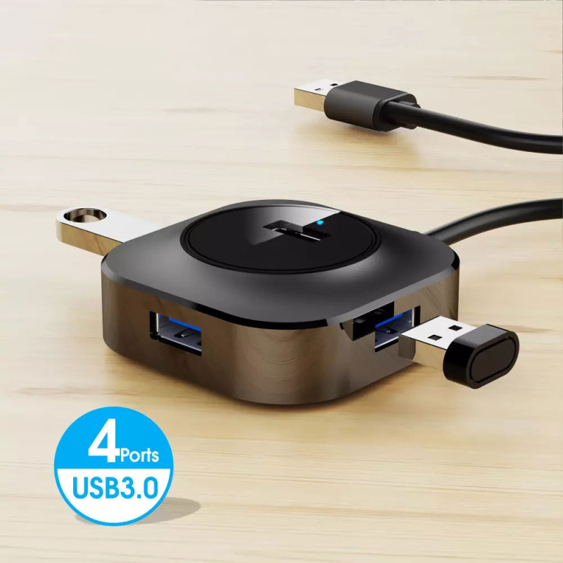 USB 3.0 docking stanica s USB splitterom, 4 porta, 1 na 4