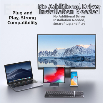 4-portni USB hub s plastičnim kućištem, USB-C sučelje, brzina prijenosa 5 Gbps