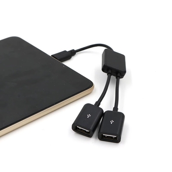 USB-C Hub GT-1019, OTG 3.1, splitter 1 na 2, USB proširenje, bez vanjskog napajanja, brzina prijenosa oko 60 Mb/s