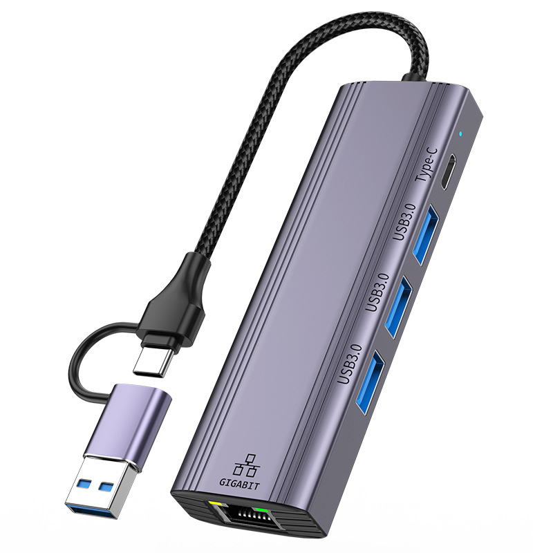 USB 3.2 Gen2 6-portový USB hub, 5 Gbps, napájaný cez USB, model T513