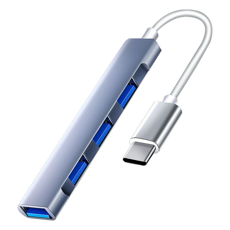 Hub USB 3.0 cu interfață Type-C, docking station, port unic, alimentat prin USB