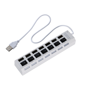 USB 2.0 hub s 7 priključcima, 480 Mbps, napajan putem USB-a