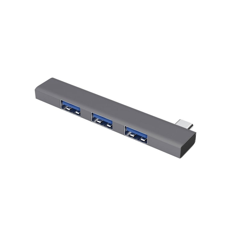 YMCHN ym006 Hub USB 3.0 cu unghi drept din aliaj de aluminiu, 1–4 porturi, stație docking Type-C