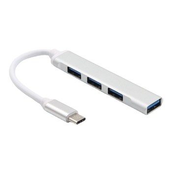 Aluminijska legura Type-C na USB 3.0 hub s 4 porta, OTG docking stanica
