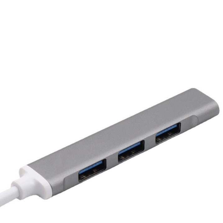 Aluminijska legura Type-C na USB 3.0 hub s 4 porta, OTG docking stanica