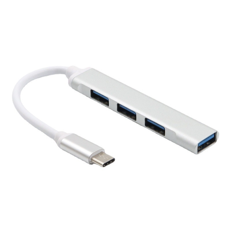 Aluminijska legura Type-C na USB 3.0 hub s 4 porta, OTG docking stanica