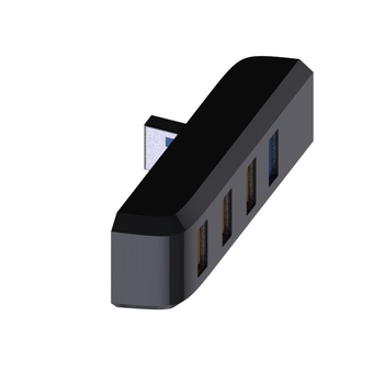 Hub USB 3.0 pentru Tesla Model 3/Y, extensor pentru compartimentul pentru mănuși, 4 porturi, model ST-01, fără alimentare externă, 100 Mbps