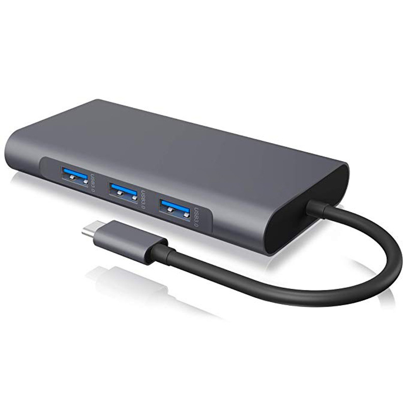 Type-C 10-u-1 hub docking stanica za MacBook, aluminijska legura