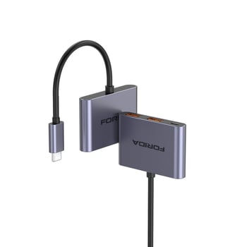 HYD-9993C Type-C docking stanica USB 3.2 10Gbps, 3-portni HUB