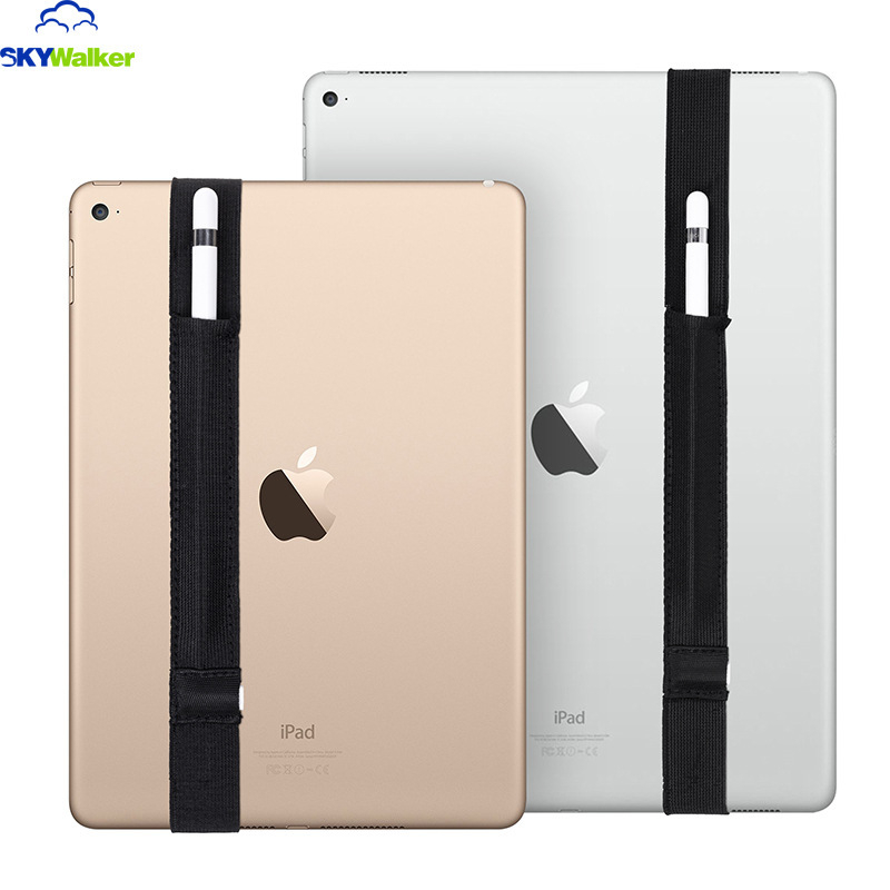 Coslinson husă din piele pentru iPad Pro, cu spațiu pentru Apple Pencil și adaptor cu bandă elastică - Model C4154V