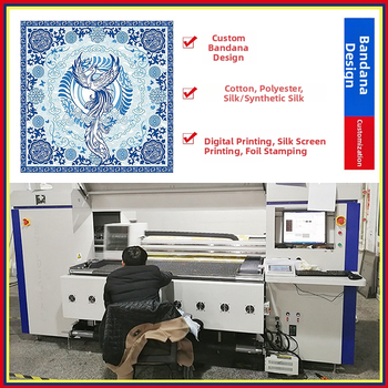 Puuvillane peapaela trükitud logoga; ühtlane muster; logotüübi kohandamine; litsentsitud erabränd; sobib jooksmiseks, rattasõiduks ja matkamiseks