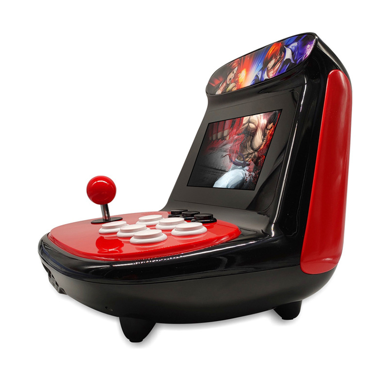 NJ-2000 Retro pārnēsājamā arkādes konsole ar dubultiem joystickiem, USB-PC saderīga, bezvadu