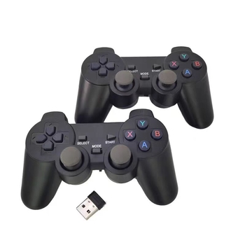 Nostalgiska spēļu konsole ar 64 GB atmiņu, 2 bezvadu kontrolieri, USB bezvadu savienojums, vienkāršota OS versija, HD grafika