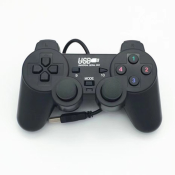PC gamepad USB 208, ενσύρματο, συμβατό με PC, ABS περίβλημα, δόνηση