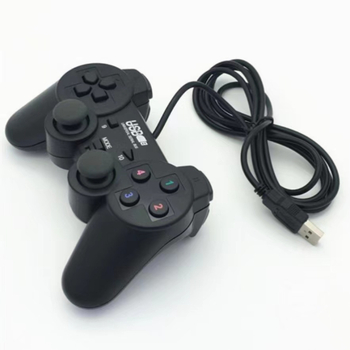 PC gamepad USB 208, ενσύρματο, συμβατό με PC, ABS περίβλημα, δόνηση