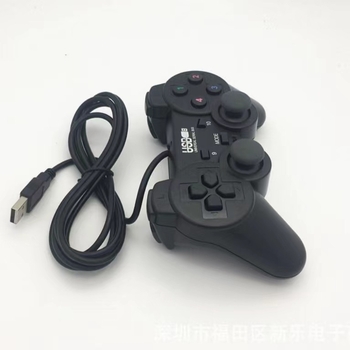 PC gamepad USB 208, ενσύρματο, συμβατό με PC, ABS περίβλημα, δόνηση