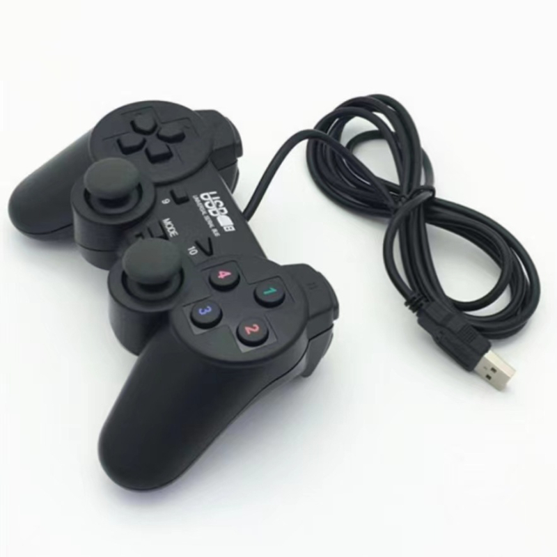 PC gamepad USB 208, ενσύρματο, συμβατό με PC, ABS περίβλημα, δόνηση