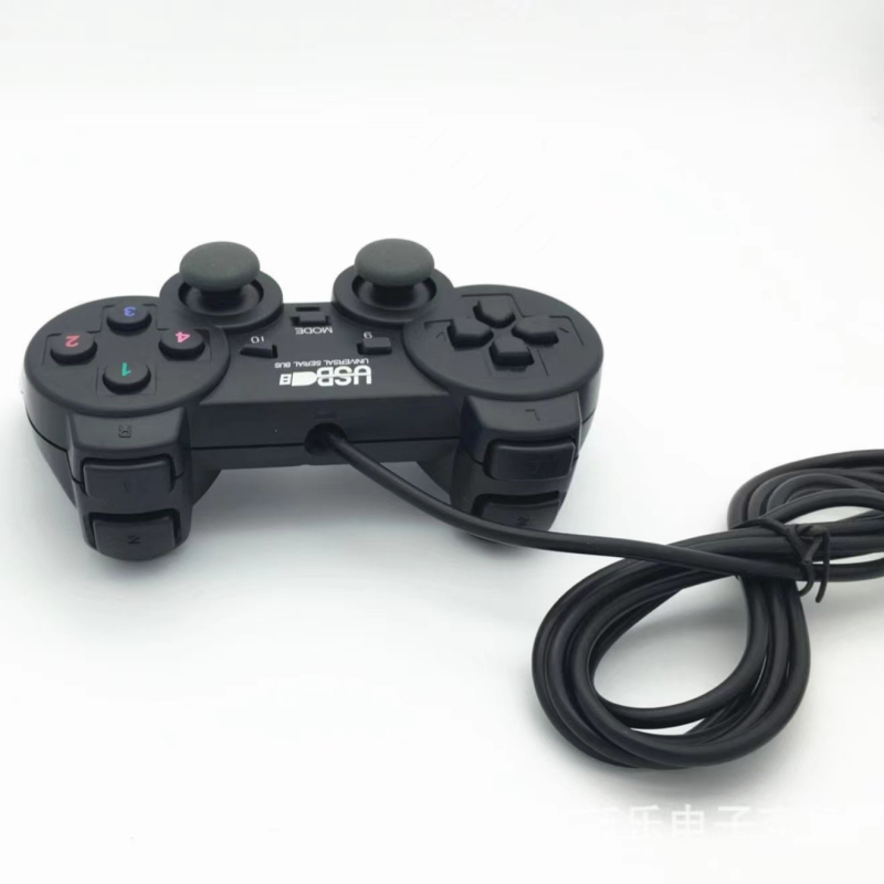 PC gamepad USB 208, ενσύρματο, συμβατό με PC, ABS περίβλημα, δόνηση