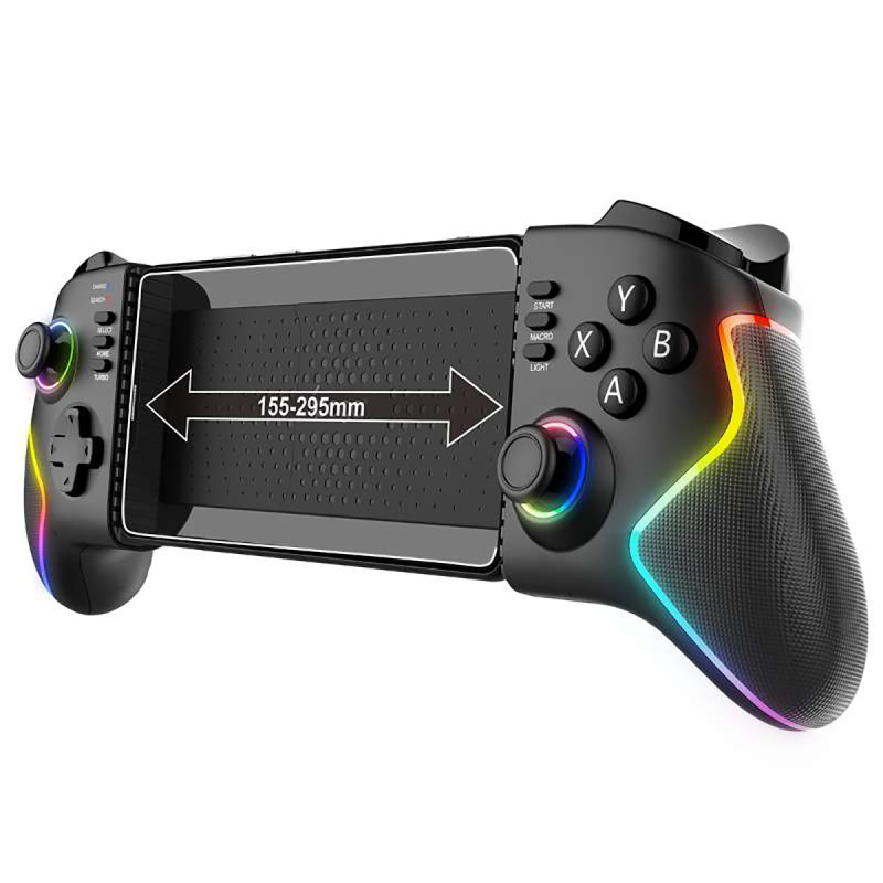 Igraći kontroler Ipega PG-9122 (Bežični Bluetooth, USB-C, RGB rasvjeta, vibracija, izvlačni dizajn)
