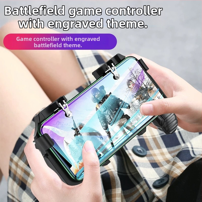 Gaming kontroler Ysd-h5 s integriranim hlađenjem za telefon – bežično, tih, kompatibilan s Androidom i iOS-om