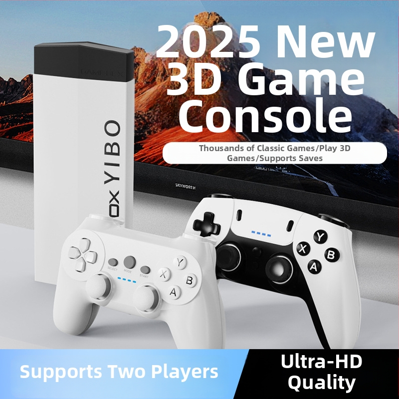 Mājas spēļu konsole H10, 128 GB atmiņa, HDMI saskarne, bezvadu 2.4G, divi spēlētāji