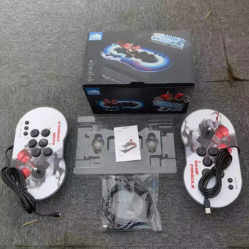 Retro spēļu konsole M9 ar atmiņu 64G/128G/256G, bezvadu USB interfeiss, diviem spēlētājiem