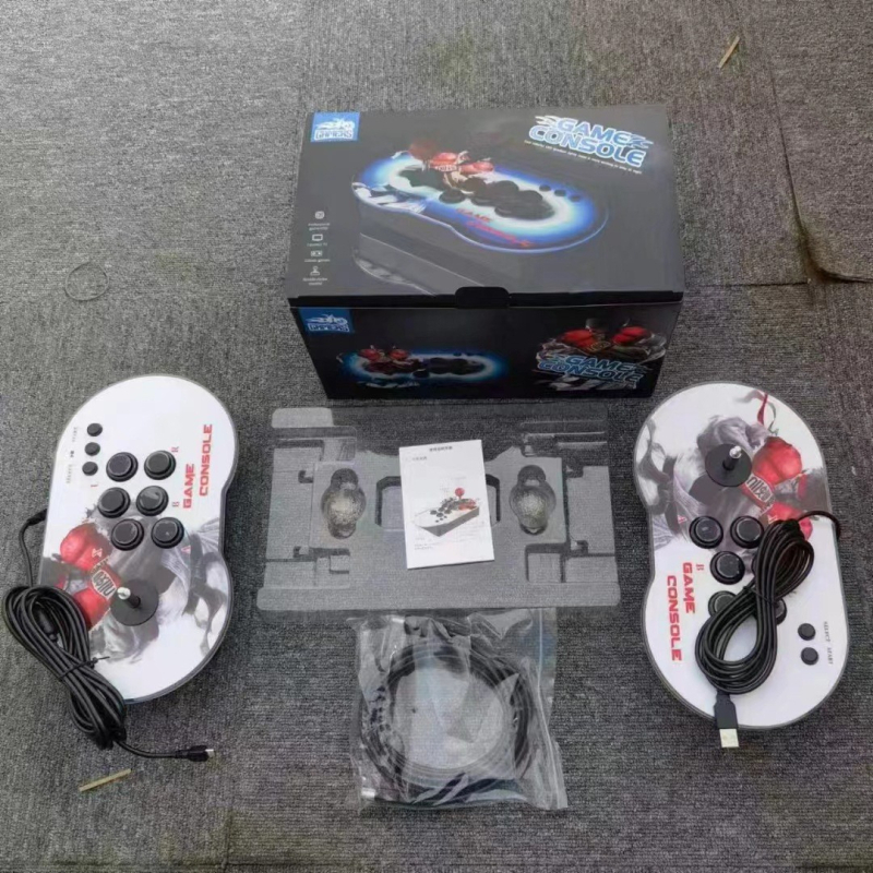 Retro spēļu konsole M9 ar atmiņu 64G/128G/256G, bezvadu USB interfeiss, diviem spēlētājiem