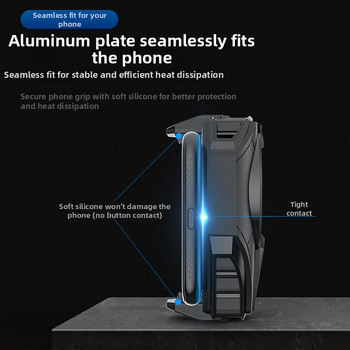 DL06 Hlađenje za mobitel s zamrzavanjem poluvodičkim hlađenjem, atmosfera lampica, PS/2 žično sučelje, ABS + metal