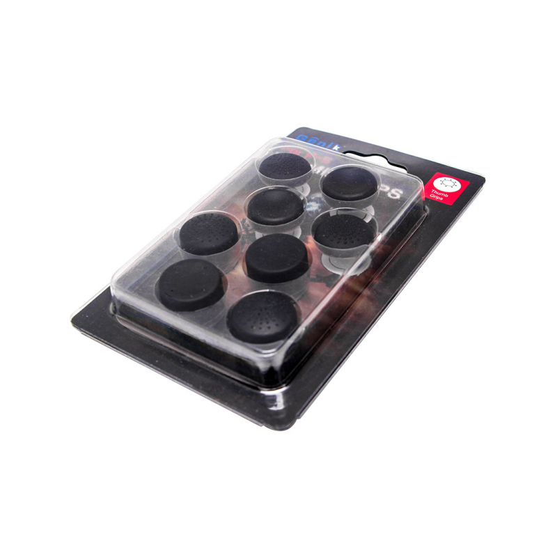 PS5 Povećavajući poklopci tipki i joysticka – Silikon, blister 8 kom, Model B500031, Genik, Kompatibilno s PS5/PS4