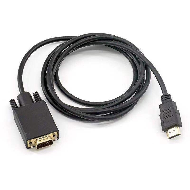 HDMI na VGA adapter kabel za računalo – 1080p visoka definicija videa, zlatni kontakti s ugrađenim čipom