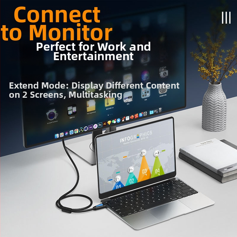 HDMI kábel 2.0 4K s pozlátenými konektormi, vodič z oceľovo potiahnutej meďou, kompatibilný s počítačom, TV, monitorom, projektorom a set-top boxom