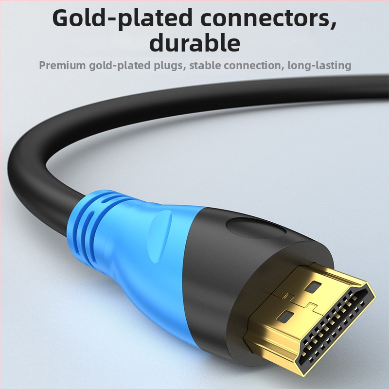 HDMI 2.0 kabel, bakreno obloženo čelično vodilo, zlatno obloženo, duljina 1,5 m