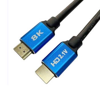 HDMI 2.1 kábel, 8K/4K 144 Hz, alumíniumötvözetes interfész
