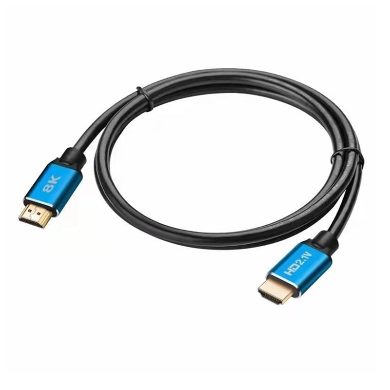 HDMI 2.1 kábel, 8K/4K 144 Hz, alumíniumötvözetes interfész