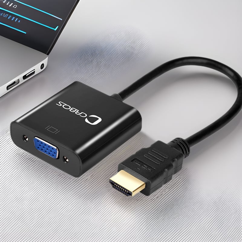 HDMI na VGA konvertor kábel pre PC, meďový vodič, VGA rozhranie