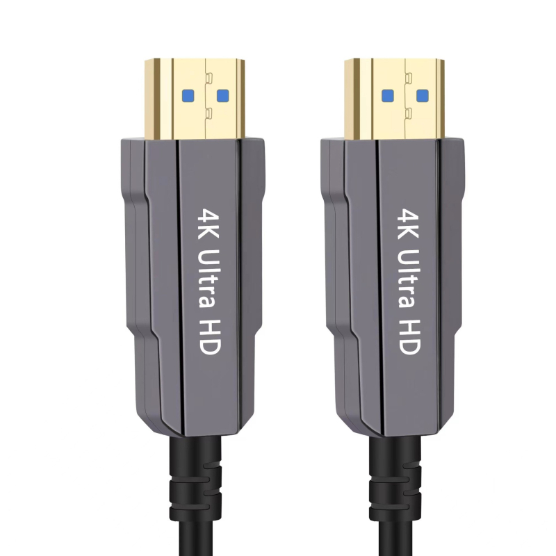 Cablu HDMI din fibră opticǎ, 2.04K60Hz, compatibil înapoi, 1-100 m, fibră opticǎ de înaltă viteza