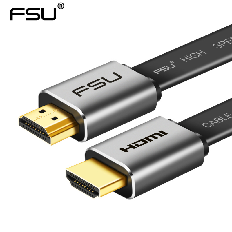 HDMI 2.0 plošni kabel, aluminijska legura, bakar bez kisika, pozlaćen, duljina 0,5–20 m