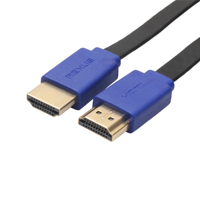 Cablu HDMI retractabil, cu conductor din cupru, interfață HDMI Type-A, versiunea 1.4, conectori placați cu aur.