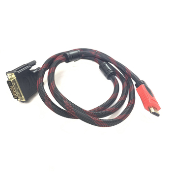 HDMI–DVI konverzný kábel – HDMI/DVI rozhranie, DVI na HDMI, zlaté povrchové úpravy, meď-ocelový kábel, pre osobný počítač